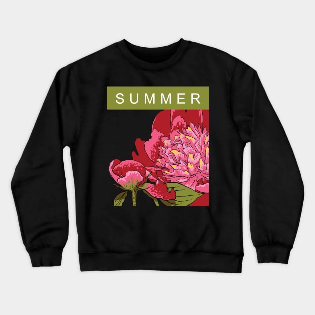 Summer #01 Crewneck Sweatshirt by Olga Berlet